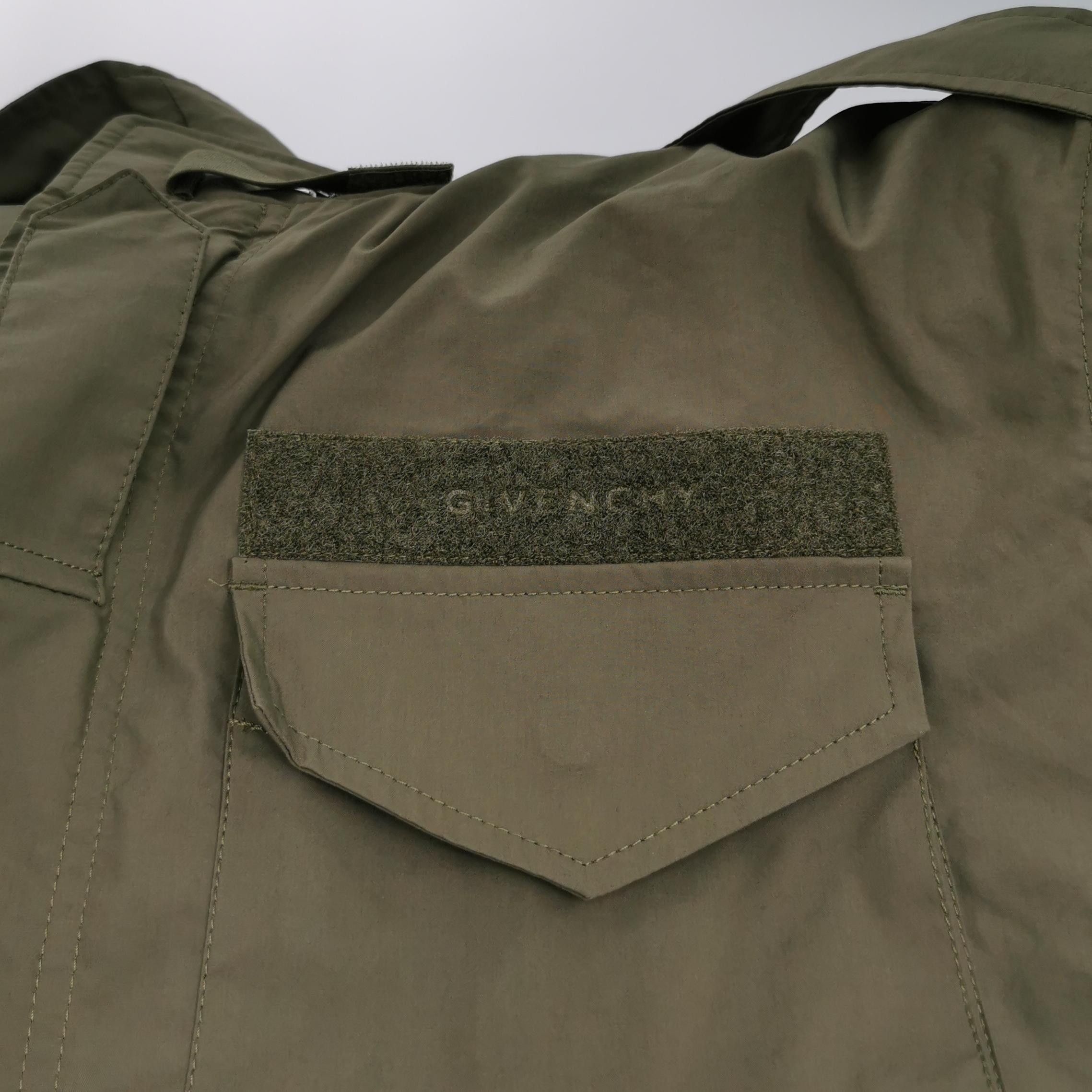 Givenchy Givenchy Olive Logo Cargo Jacket XXL Size US L / EU 52-54 / 3 - 5 Thumbnail
