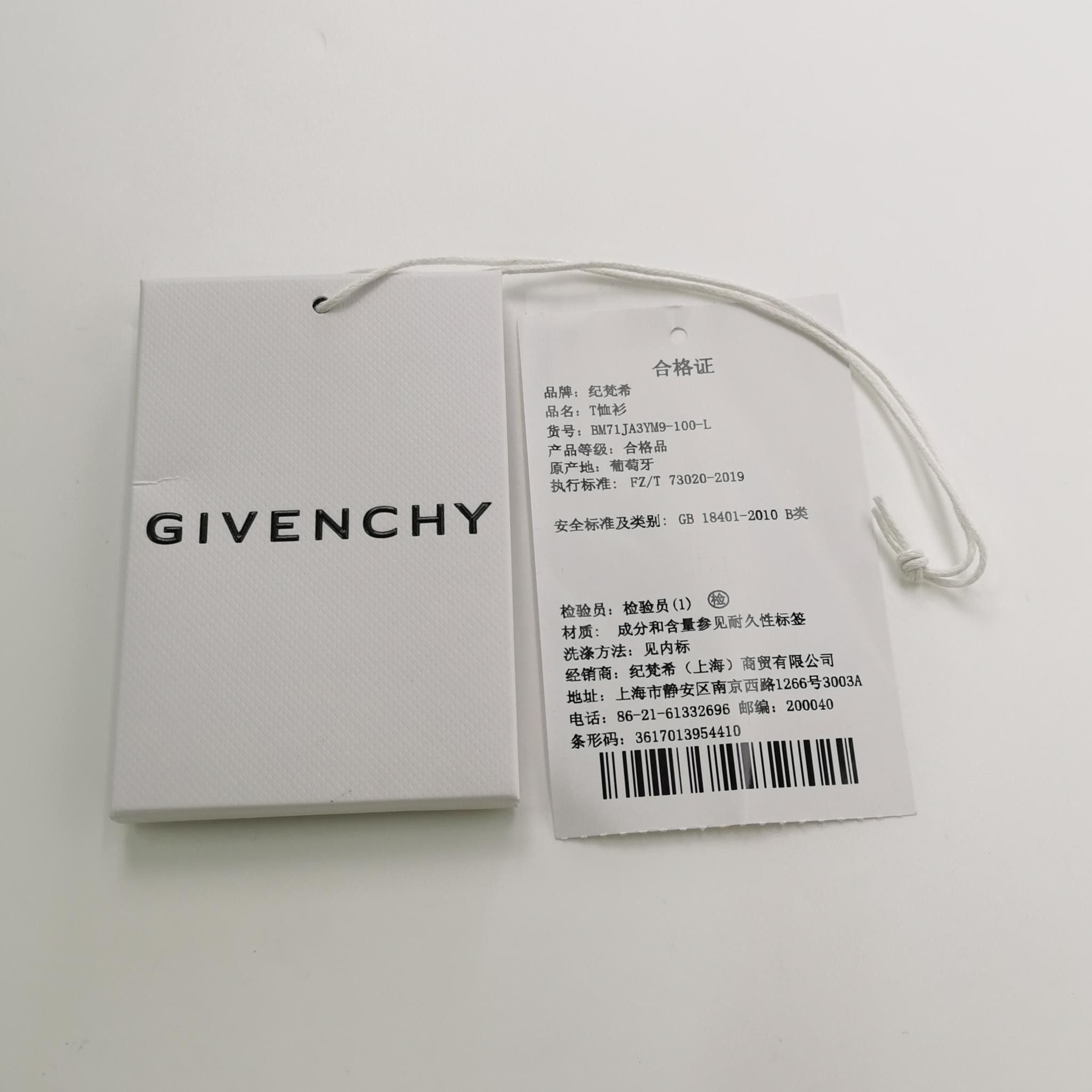 Givenchy Givenchy Cotton Logo Crew Neck T-Shirt L Size US L / EU 52-54 / 3 - 7 Thumbnail