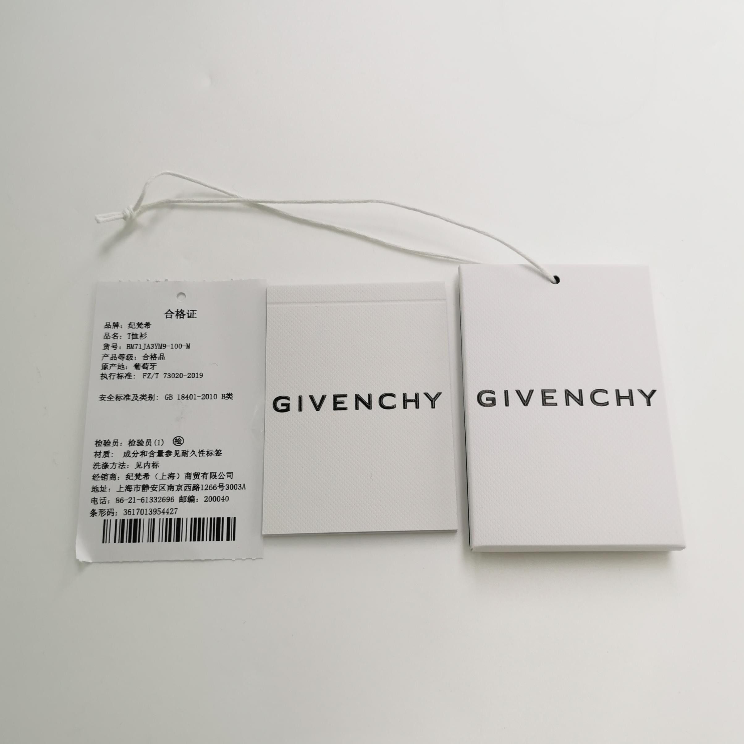 Givenchy Givenchy M Size Cotton Crewneck Logo T-Shirt Size US M / EU 48-50 / 2 - 8 Thumbnail