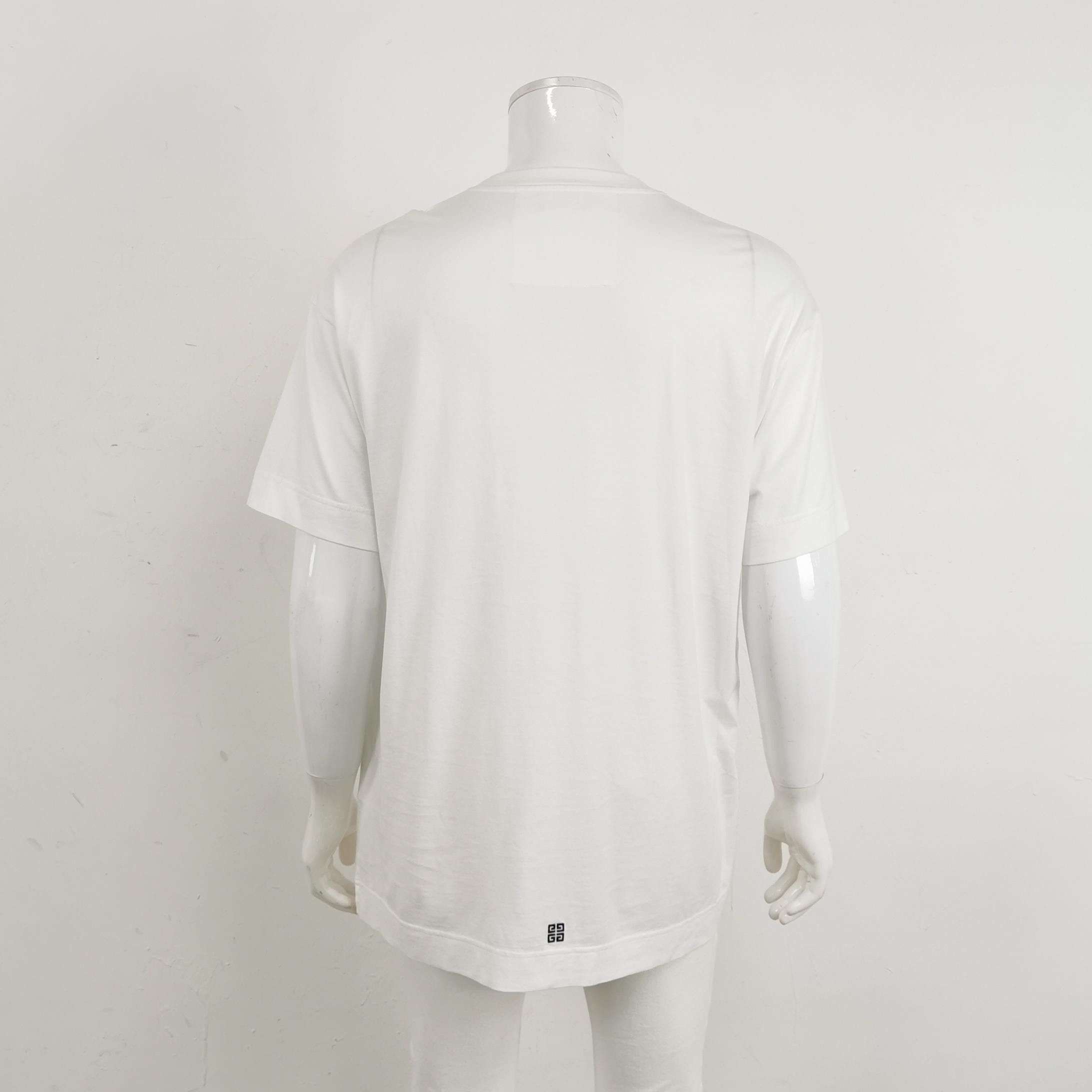 Givenchy Givenchy S Cotton Logo Crew Neck T-Shirt Size US L / EU 52-54 / 3 - 4 Thumbnail