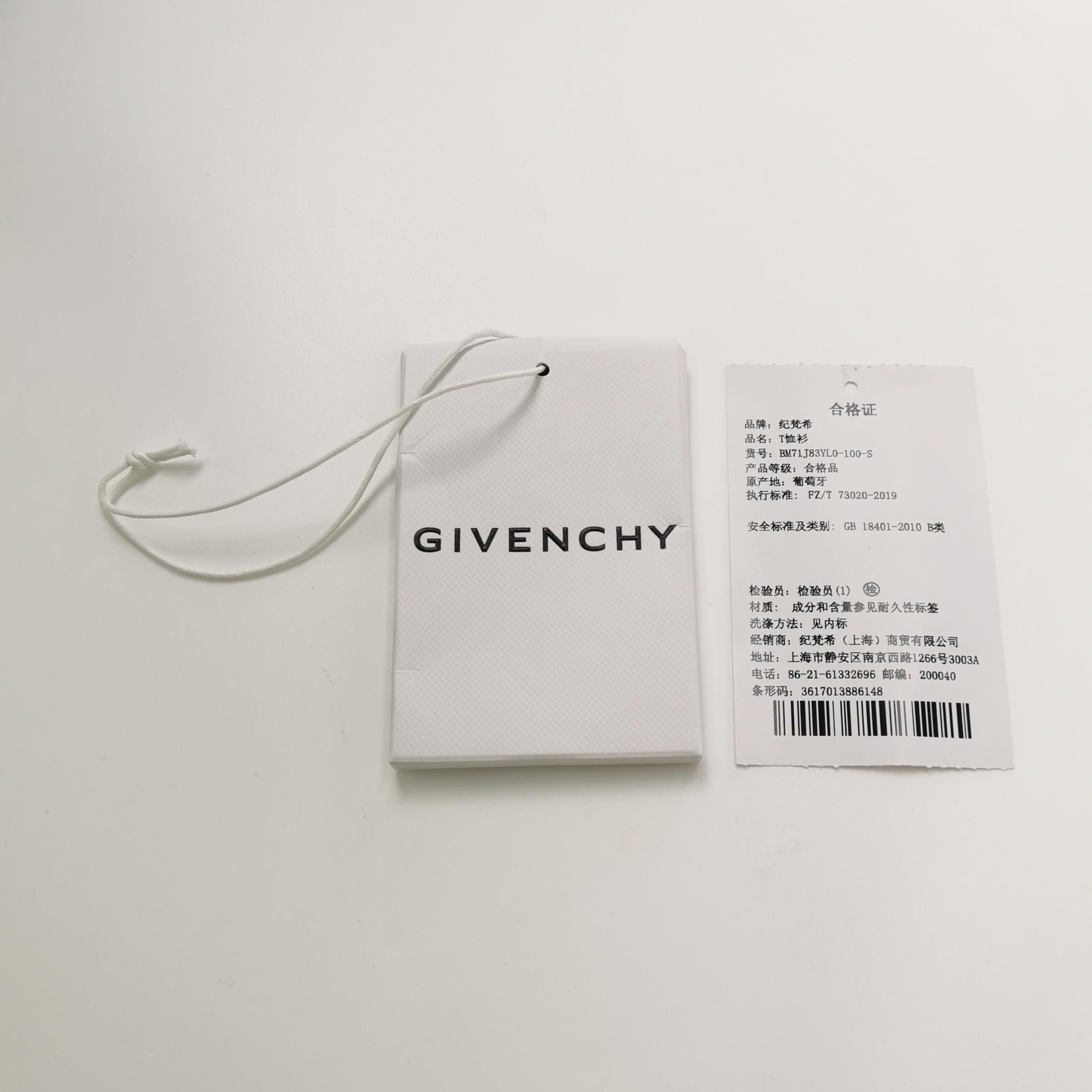 Givenchy Givenchy S Size Cotton Logo Crew Neck T-Shirt Size US S / EU 44-46 / 1 - 8 Thumbnail