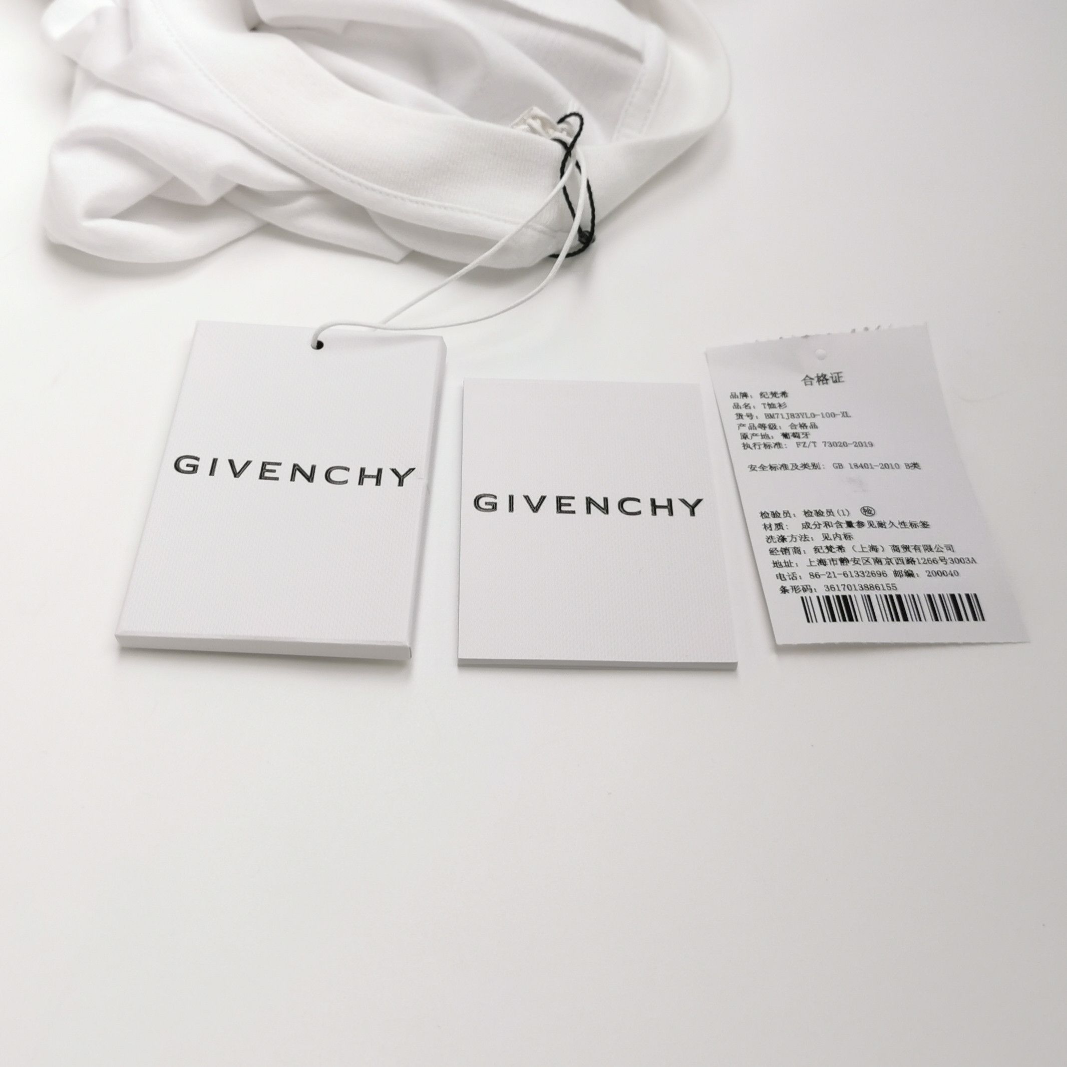 Givenchy Givenchy Cotton Logo Crew Neck Short-Sleeve T-Shirt S Size US XL / EU 56 / 4 - 24 Thumbnail
