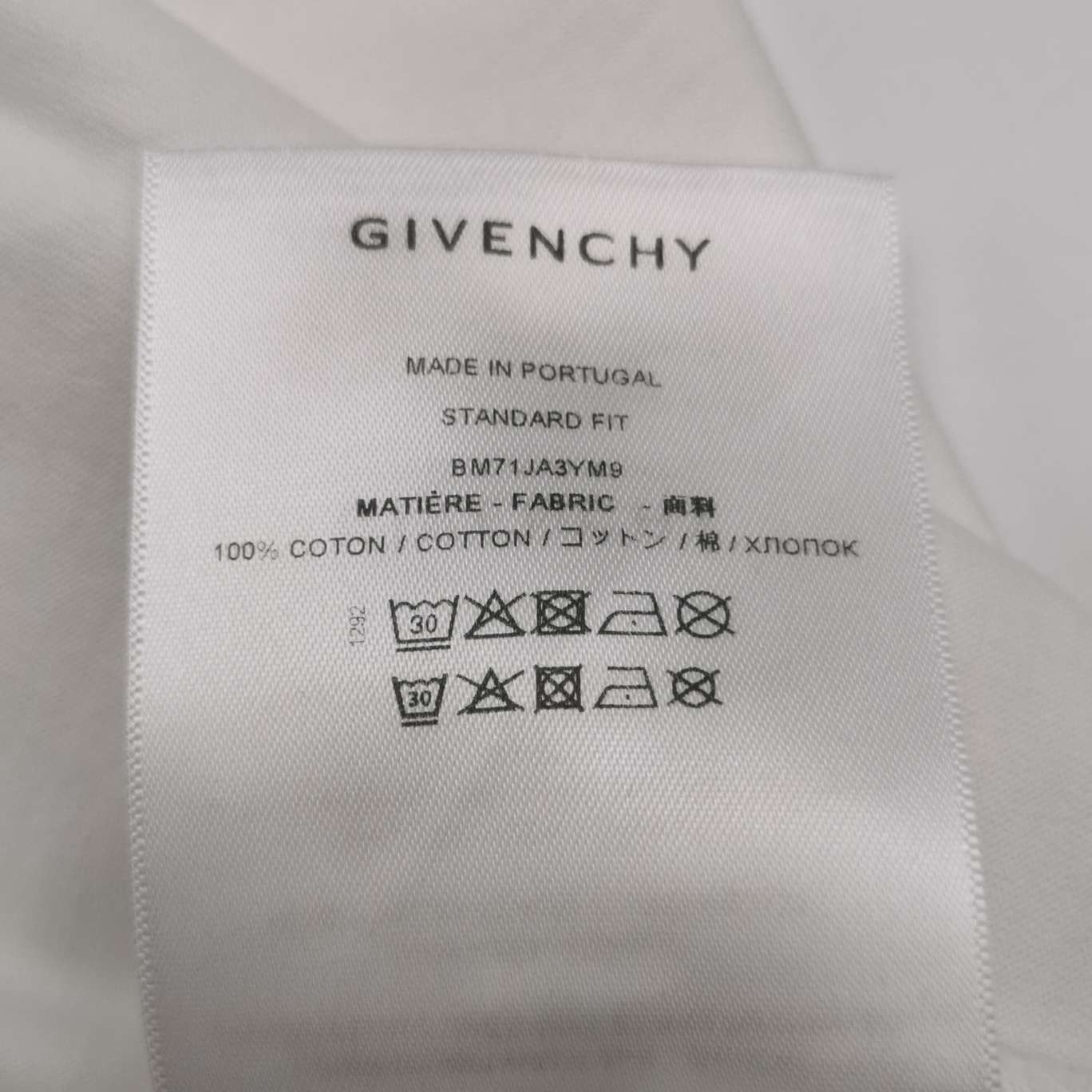 Givenchy Givenchy Cotton Logo Crew Neck T-Shirt XL Size US XL / EU 56 / 4 - 15 Thumbnail