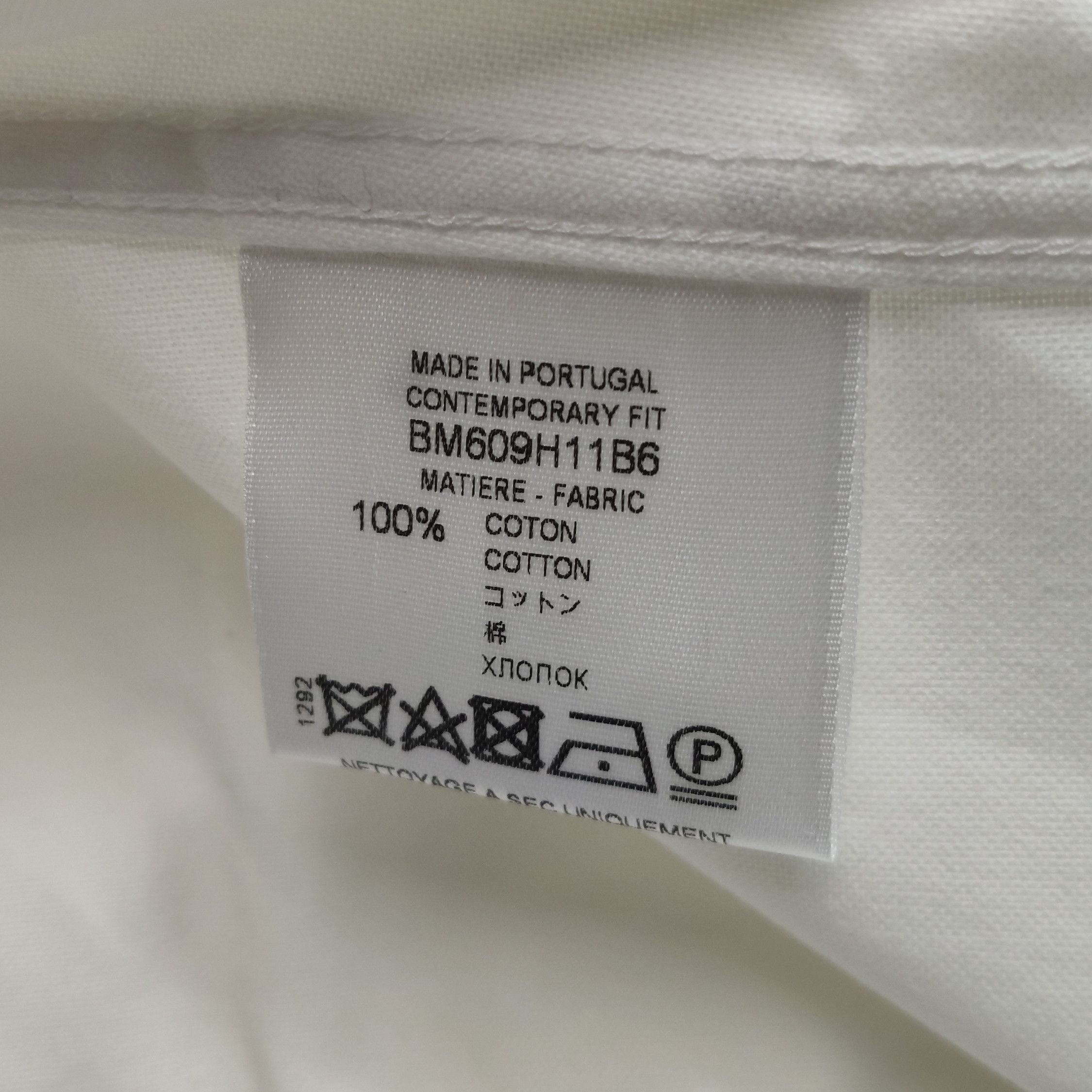 Givenchy Givenchy Cotton Logo Embroidered Collared Shirt Size US L / EU 52-54 / 3 - 14 Thumbnail