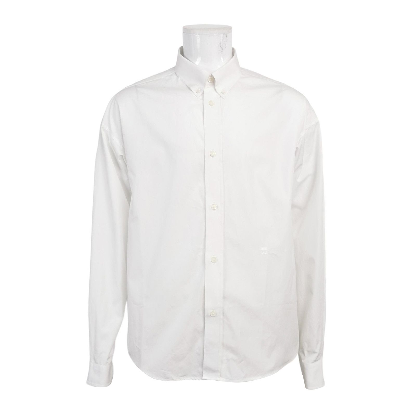 Givenchy Givenchy Cotton Solid Single - Breasted Spread Collar Shirt S/37 Size US S / EU 44-46 / 1 - 2 Thumbnail