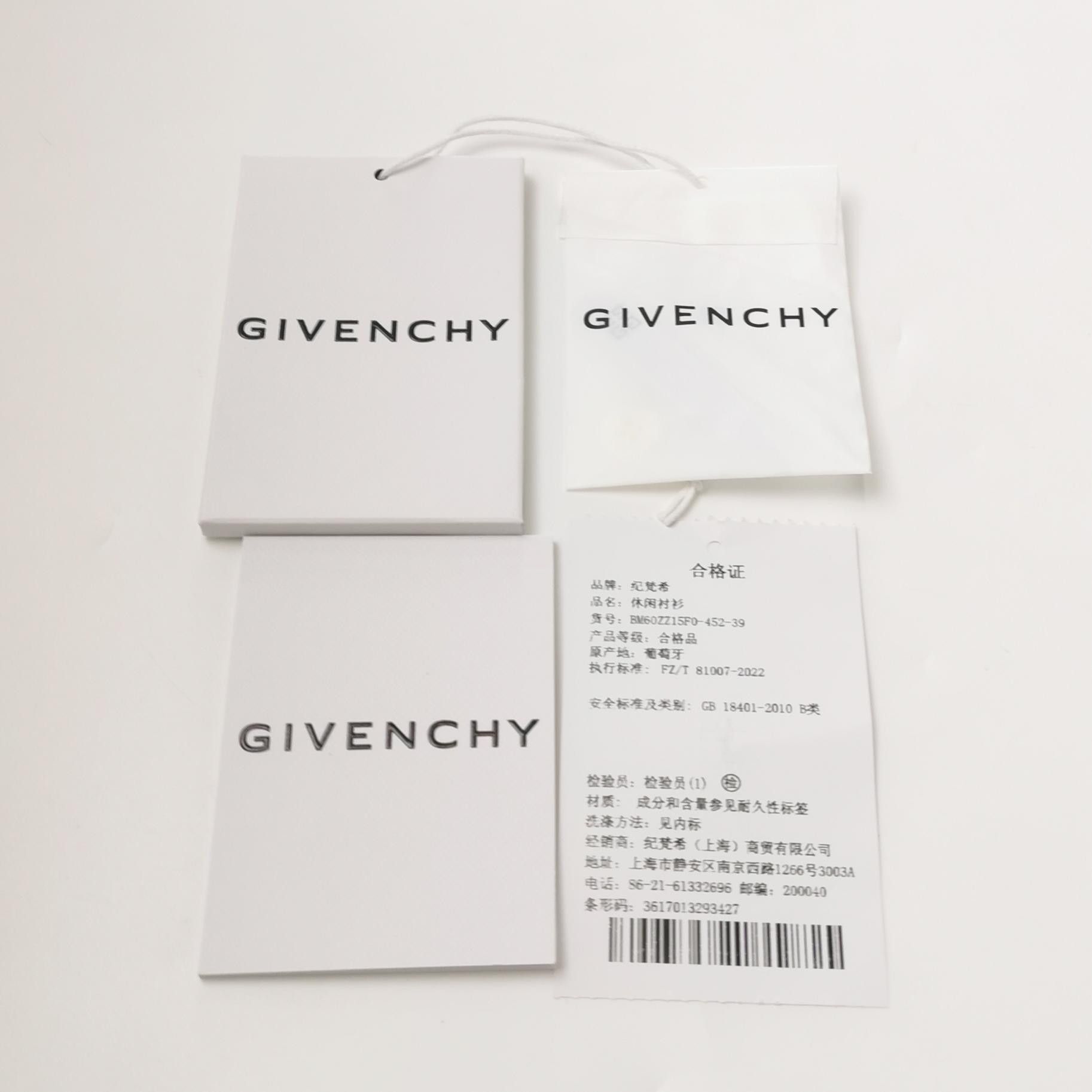 Givenchy Givenchy Blue Striped Short-Sleeve Shirt L Size US M / EU 48-50 / 2 - 8 Thumbnail