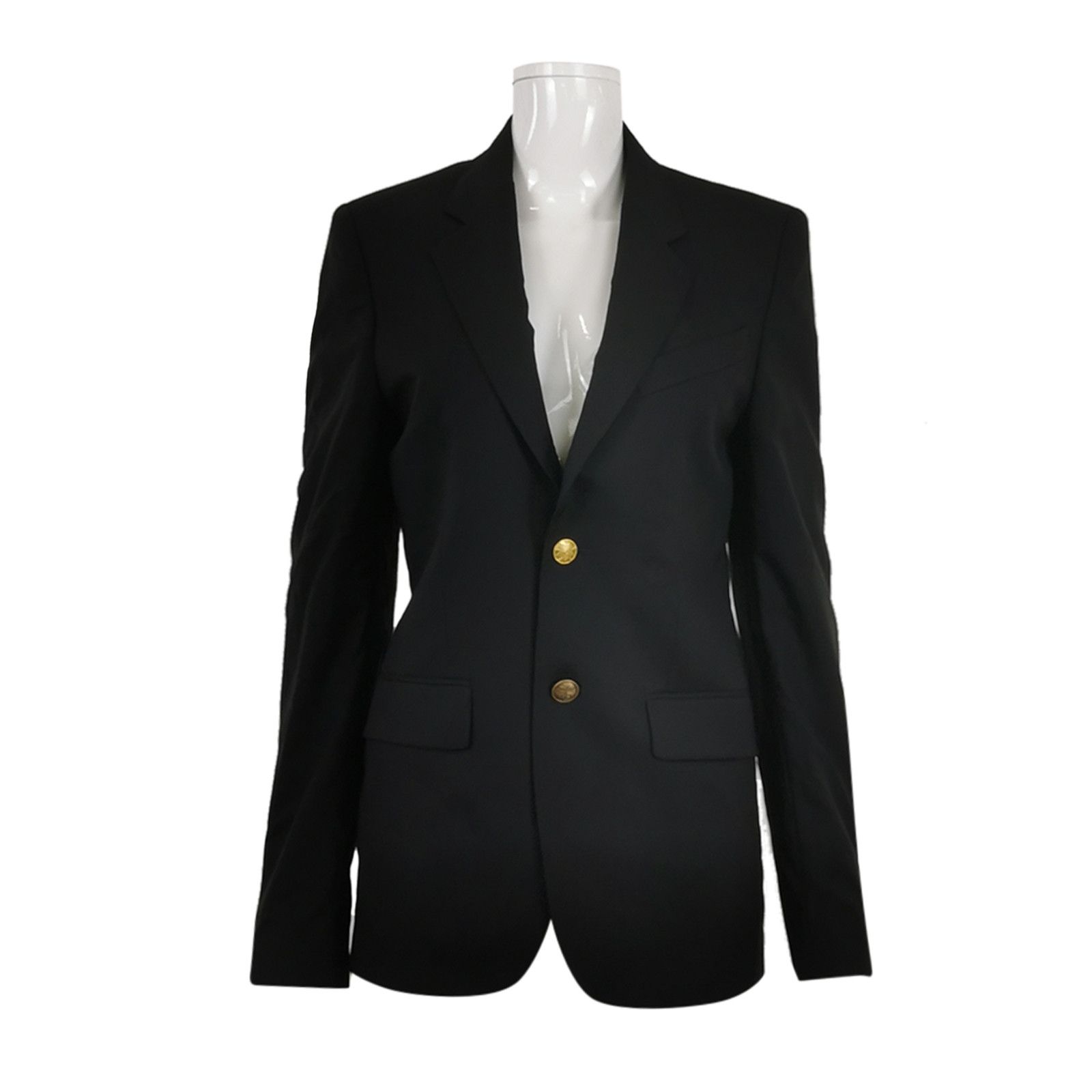Givenchy Givenchy Black Blazer with Gold Buttons Size US S / EU 44-46 / 1 - 2 Thumbnail
