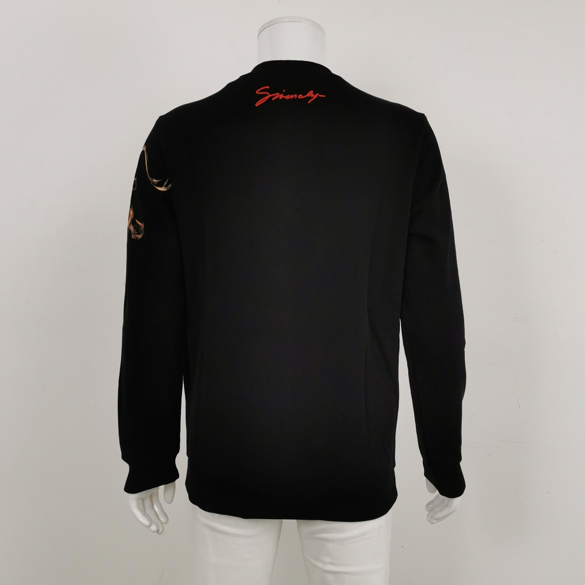 Givenchy Givenchy M Cotton Lion Graphic Crewneck Sweatshirt Size US M / EU 48-50 / 2 - 4 Thumbnail