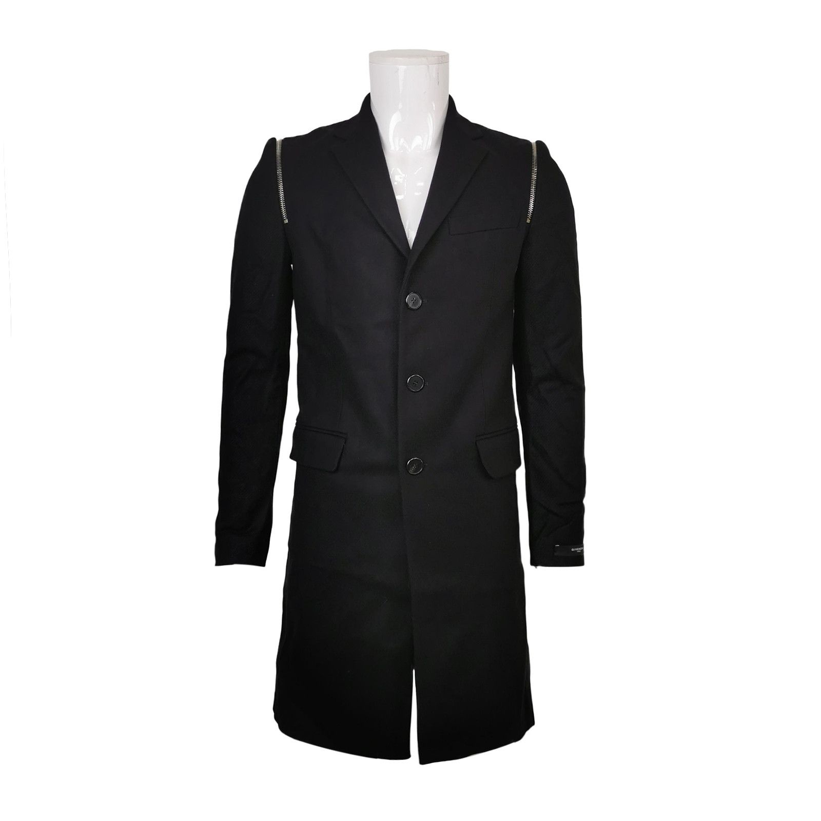 Givenchy Givenchy Wool-Cashmere Lapel Coat Size M Size US M / EU 48-50 / 2 - 2 Thumbnail