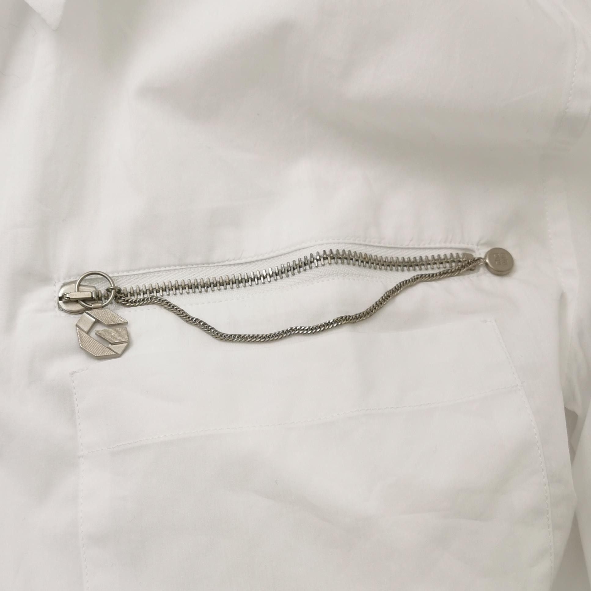 Givenchy Givenchy Cotton Solid Spread Collar Long-Sleeve Shirt Size US M / EU 48-50 / 2 - 5 Thumbnail