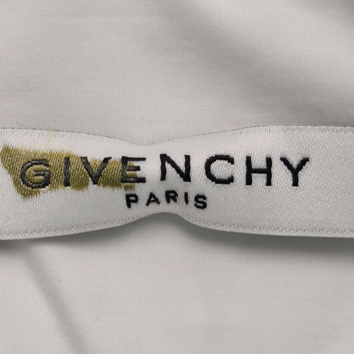 Givenchy Givenchy Cotton Solid Spread Collar Long-Sleeve Shirt Size US M / EU 48-50 / 2 - 9 Thumbnail