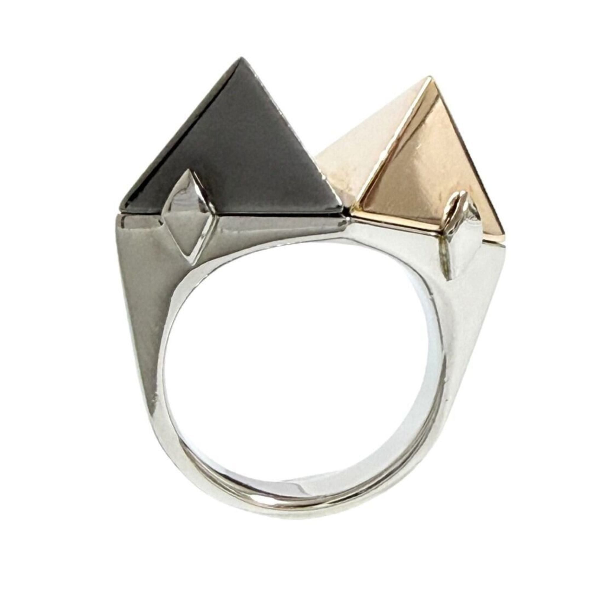 Louis Vuitton Louis Vuitton Men's and Women's Zigzag Ring, Size 13, Medium Size ONE SIZE - 2 Thumbnail