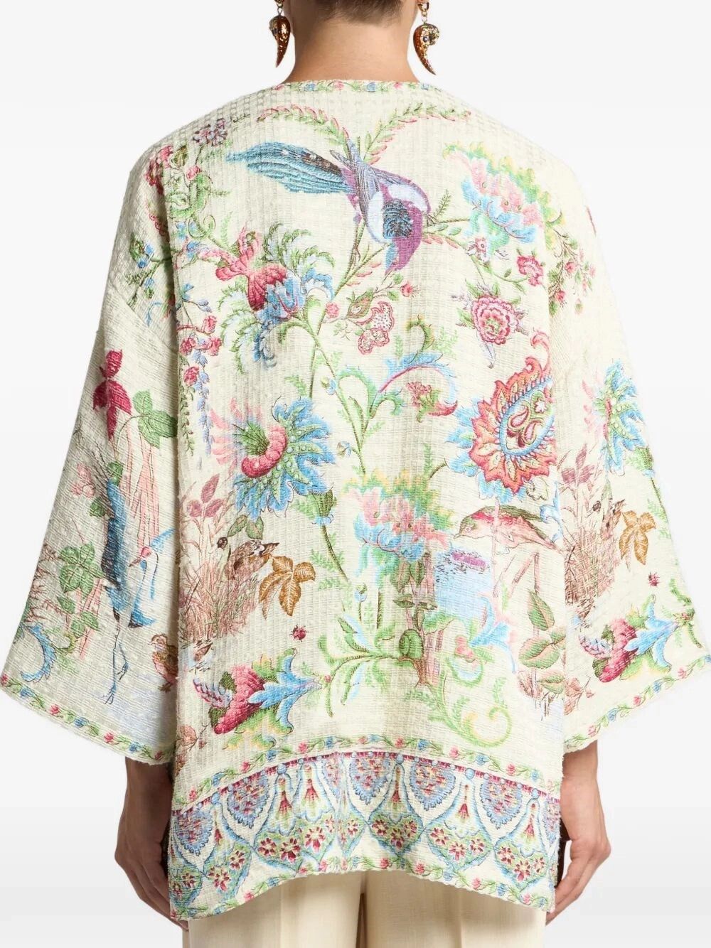 Etro `Kesa` Jacket With Side Slits Size M / US 6-8 / IT 42-44 - 4 Thumbnail