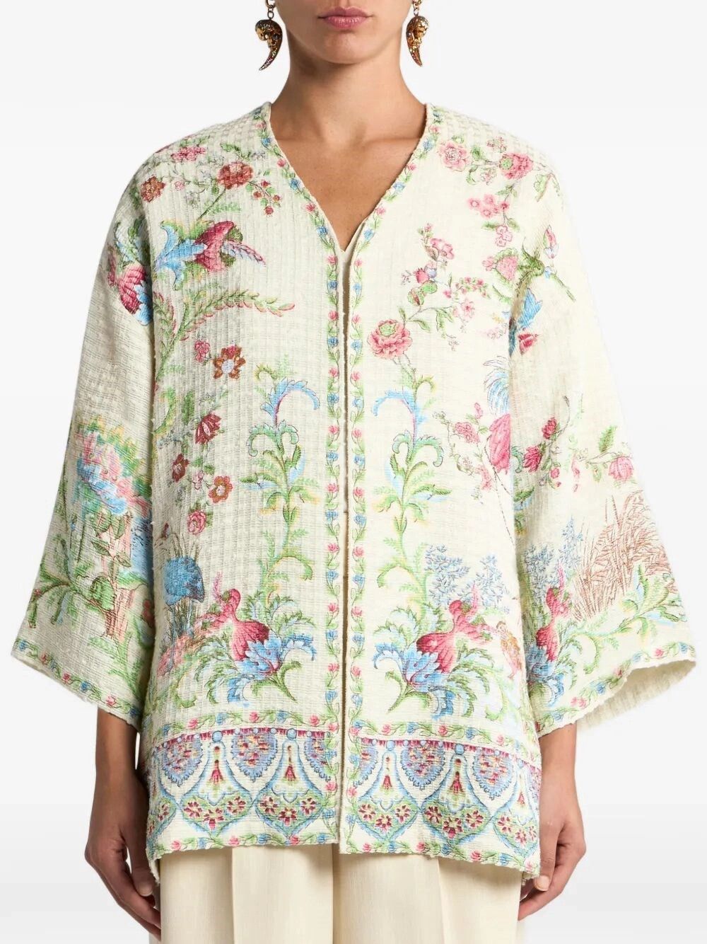 Etro `Kesa` Jacket With Side Slits Size M / US 6-8 / IT 42-44 - 3 Thumbnail