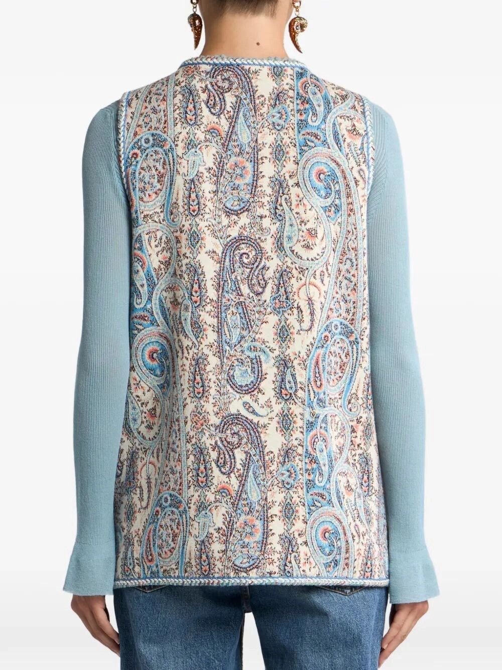 Etro A-Line Vest With Trimming Size M / US 6-8 / IT 42-44 - 3 Thumbnail