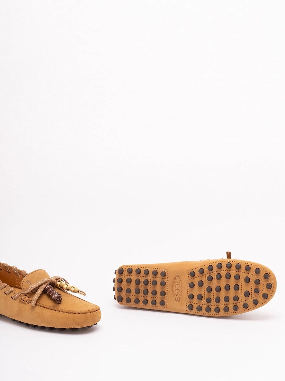 Tod's `Glove Gommino` Loafers in Nubuck Size US 7 / IT 37 - 4 Thumbnail