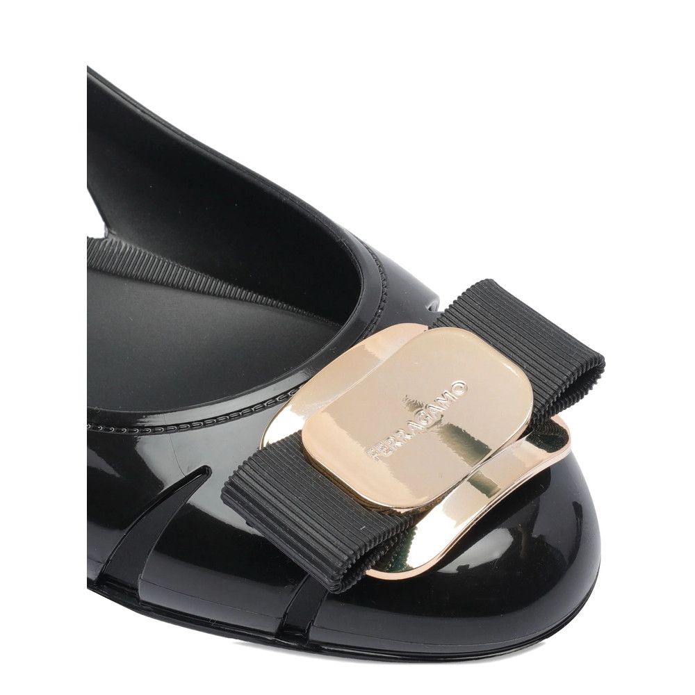 Salvatore Ferragamo Ferragamo BLACK Ballet Flats Size US 8 / IT 38 - 2 Thumbnail