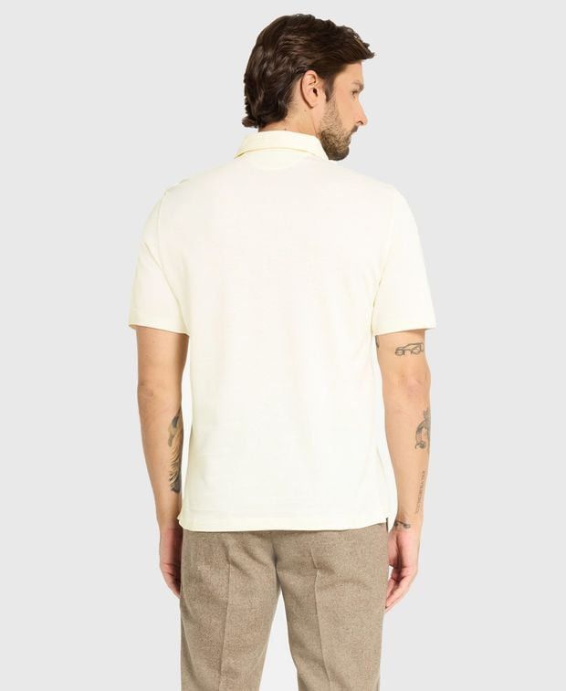 Brunello Cucinelli Linen-blend polo shirt Size US XXL / EU 58 / 5 - 2 Thumbnail