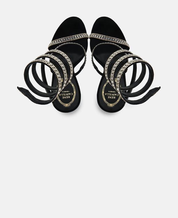 Rene Caovilla Margot Sandals with calf lacing Size US 5 / IT 35 - 3 Thumbnail