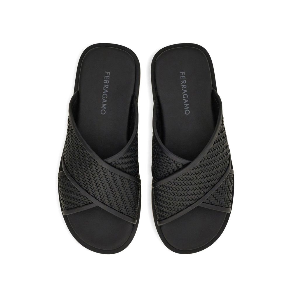 Salvatore Ferragamo Ferragamo BLACK Sandals Size US 9 / EU 42 - 5 Thumbnail