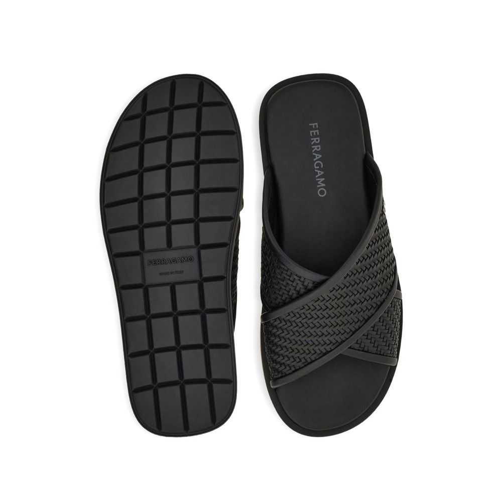 Salvatore Ferragamo Ferragamo BLACK Sandals Size US 10 / EU 43 - 3 Thumbnail
