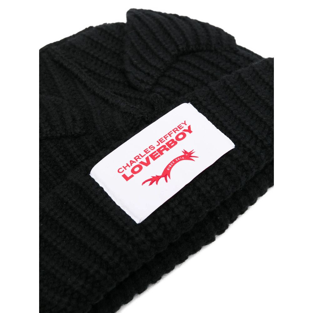 Charles Jeffrey LOVERBOY Charles Jeffrey Loverboy BLACK Hats Size ONE SIZE - 2 Thumbnail