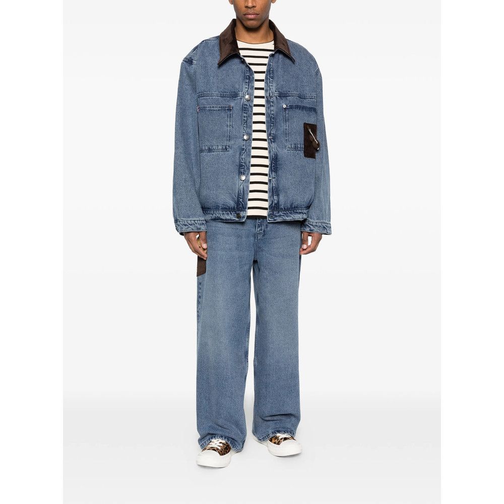 Charles Jeffrey LOVERBOY Charles Jeffrey Loverboy BLUE Denim - Loose-Fit Jeans Size US 30 / EU 46 - 5 Thumbnail