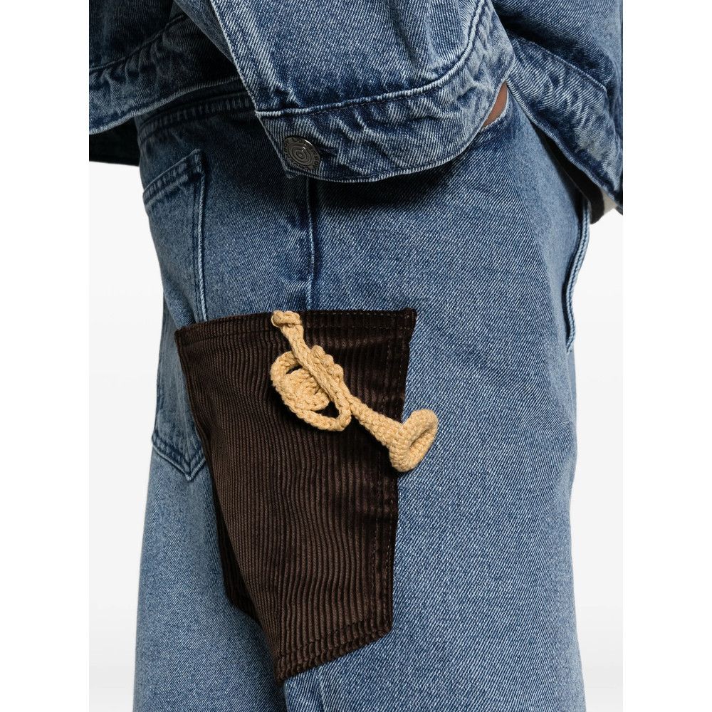 Charles Jeffrey LOVERBOY Charles Jeffrey Loverboy BLUE Denim - Loose-Fit Jeans Size US 30 / EU 46 - 2 Thumbnail