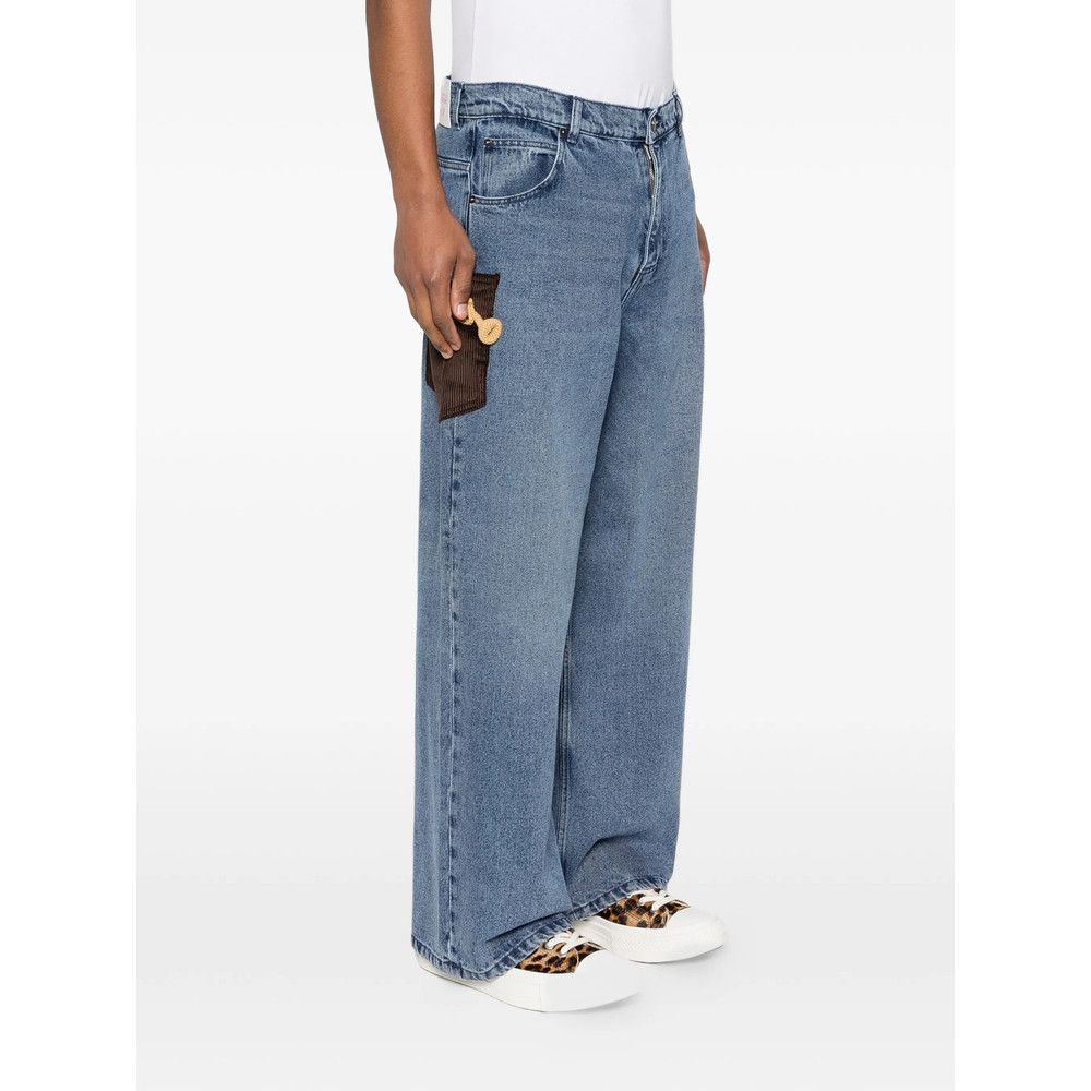 Charles Jeffrey LOVERBOY Charles Jeffrey Loverboy BLUE Denim - Loose-Fit Jeans Size US 32 / EU 48 - 4 Thumbnail