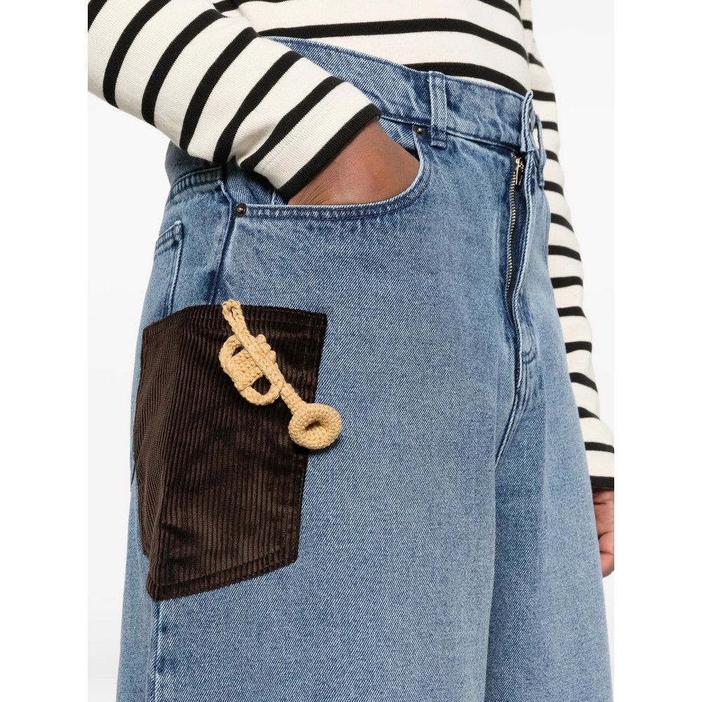 Charles Jeffrey LOVERBOY Charles Jeffrey Loverboy BLUE Shorts - Denim Shorts Size US 34 / EU 50 - 5 Thumbnail