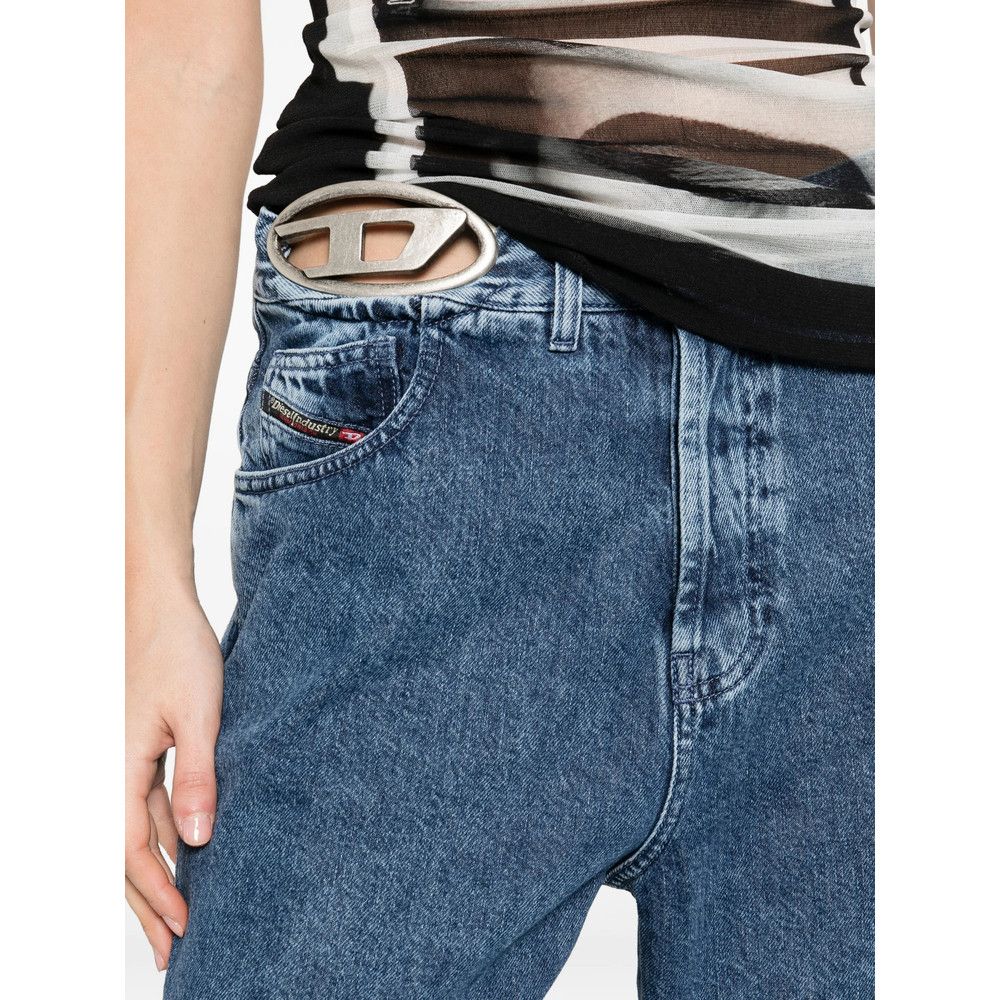 Diesel Diesel BLUE Denim - Wide-Leg Jeans Size 25" / US 0 / IT 36 - 2 Thumbnail