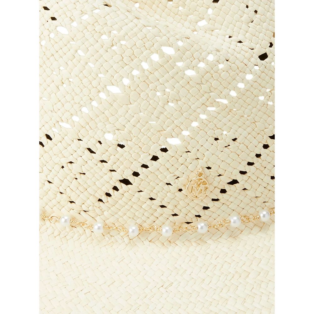 Maison Michel Maison Michel NEUTRALS Hats Size ONE SIZE - 2 Thumbnail