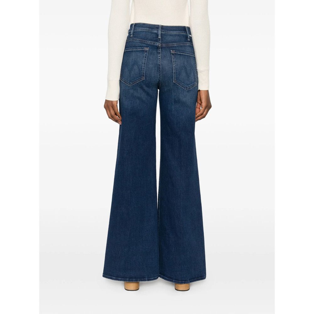 MOTHER Mother BLUE Denim - Wide-Leg Jeans Size 26" / US 2 / IT 38 - 3 Thumbnail