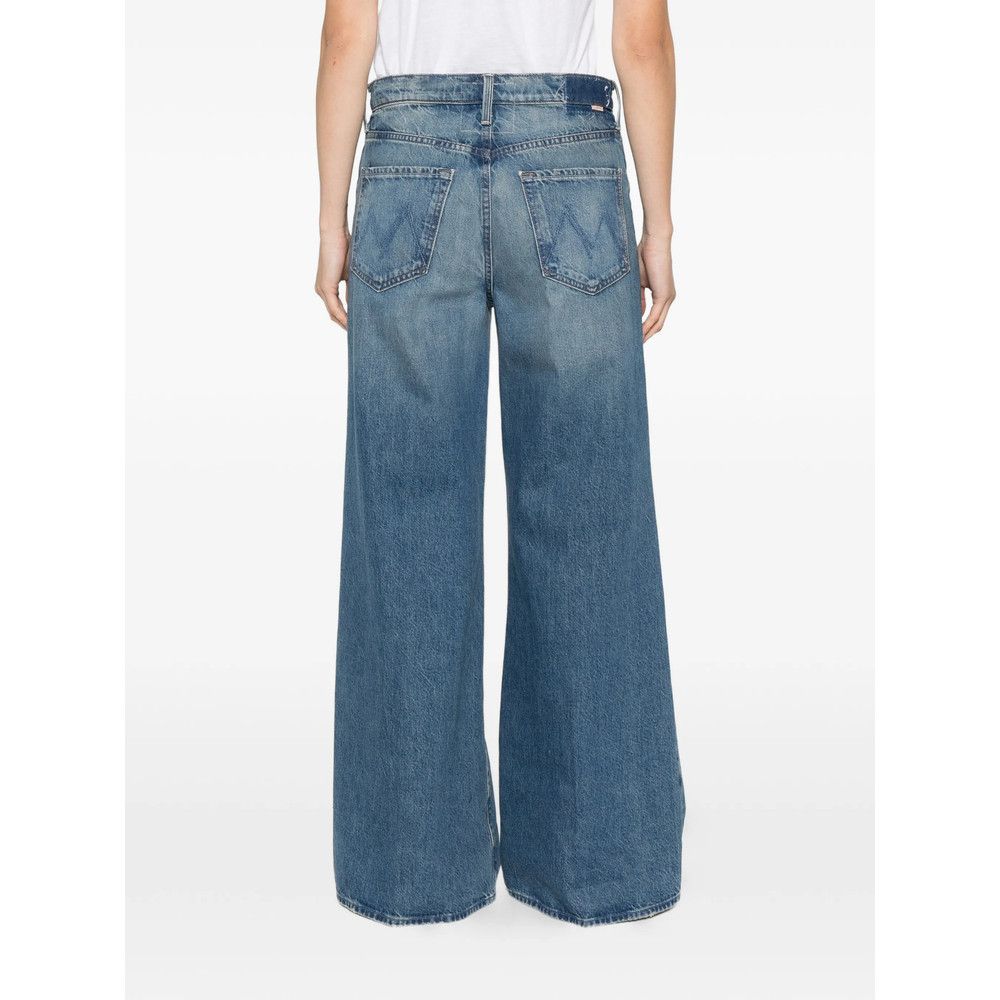 MOTHER Mother BLUE Denim - Wide-Leg Jeans Size 24" / US 00 / IT 34 - 3 Thumbnail