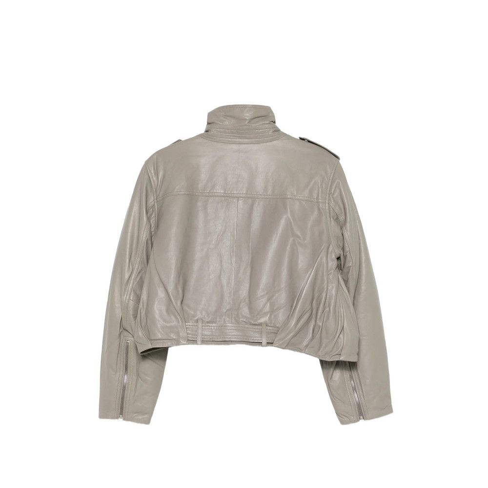 Gestuz Gestuz GREY Jackets - Leather Jackets Size XS / US 0-2 / IT 36-38 - 2 Thumbnail