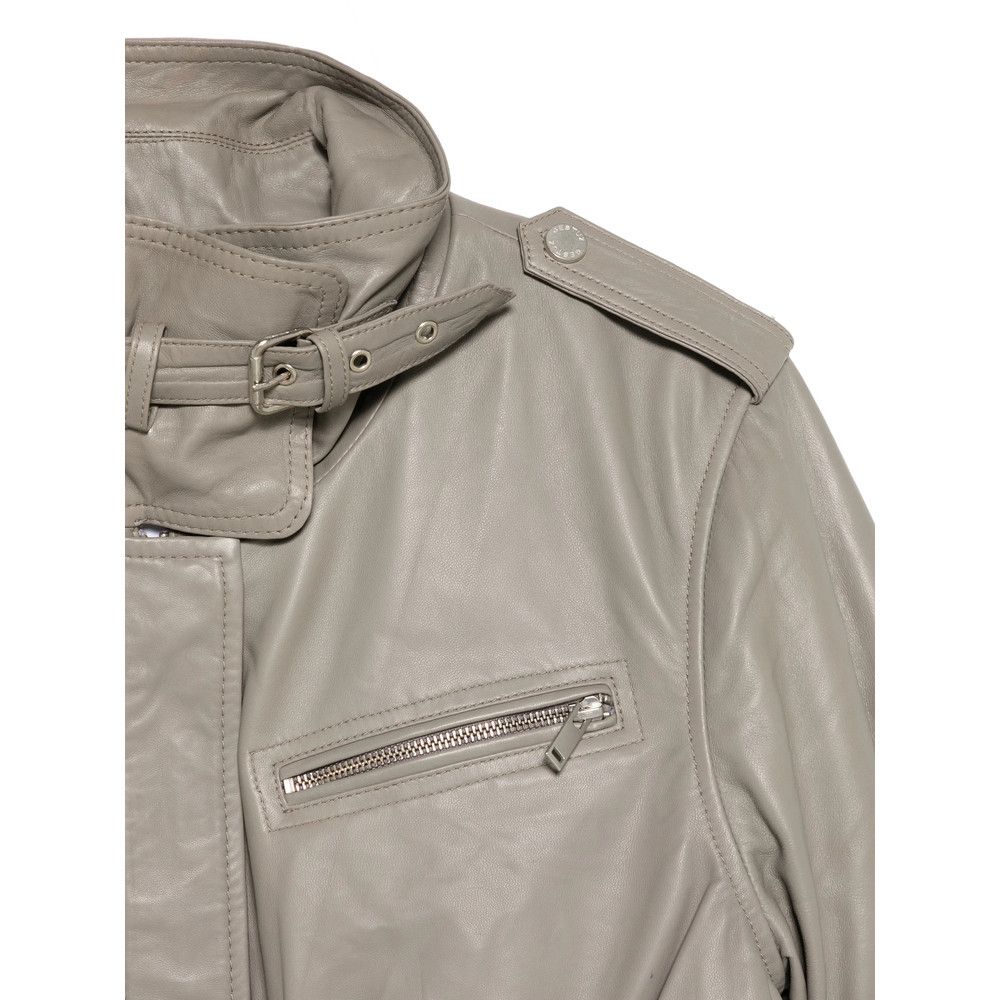 Gestuz Gestuz GREY Jackets - Leather Jackets Size XS / US 0-2 / IT 36-38 - 3 Thumbnail