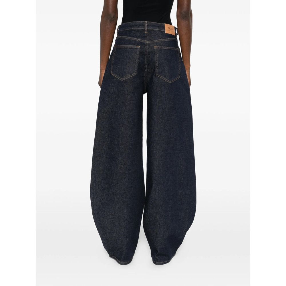 Gestuz Gestuz BLUE Denim - Tapered Jeans Size 27" / US 4 / IT 40 - 2 Thumbnail