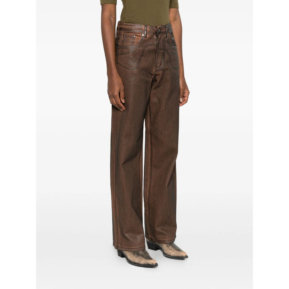 Gestuz Gestuz BROWN Denim - Straight-Leg Jeans Size 27" / US 4 / IT 40 - 5 Thumbnail