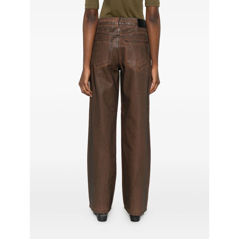 Gestuz Gestuz BROWN Denim - Straight-Leg Jeans Size 27" / US 4 / IT 40 - 3 Thumbnail