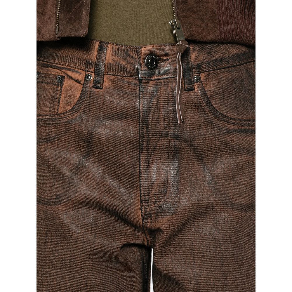 Gestuz Gestuz BROWN Denim - Straight-Leg Jeans Size 27" / US 4 / IT 40 - 4 Thumbnail