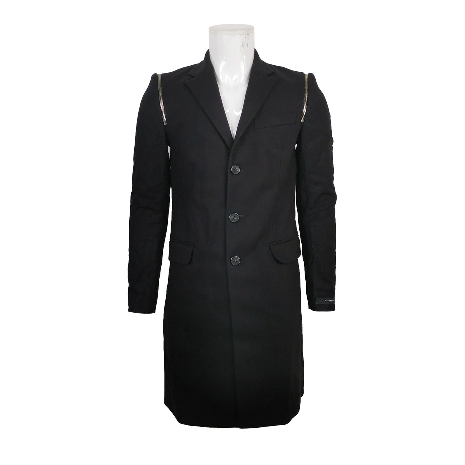 Givenchy Givenchy Wool-Cashmere Lapel Coat Size M Size US M / EU 48-50 / 2 - 2 Thumbnail