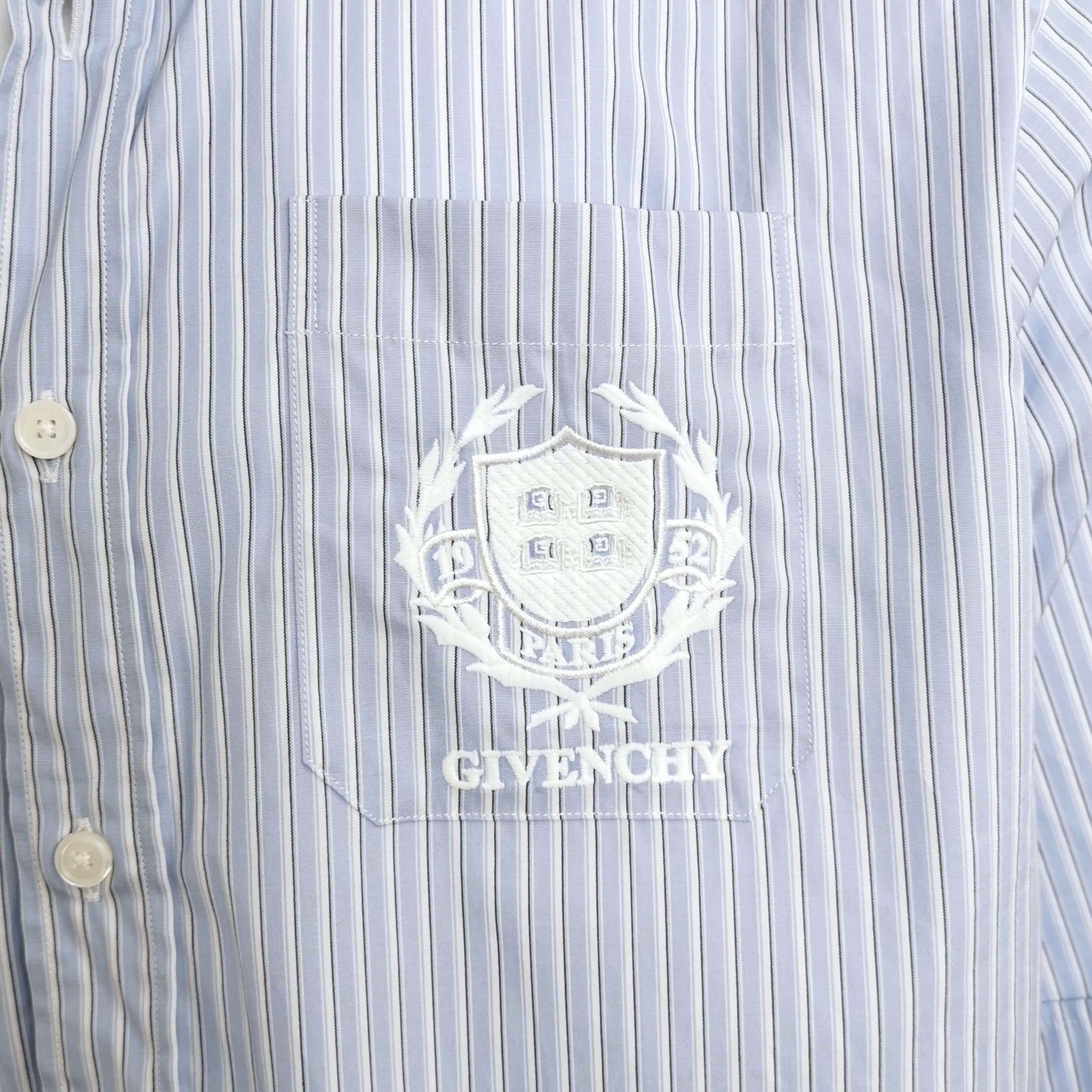 Givenchy Givenchy Cotton Stripe Short-Sleeve Shirt Size US XS / EU 42 / 0 - 5 Thumbnail
