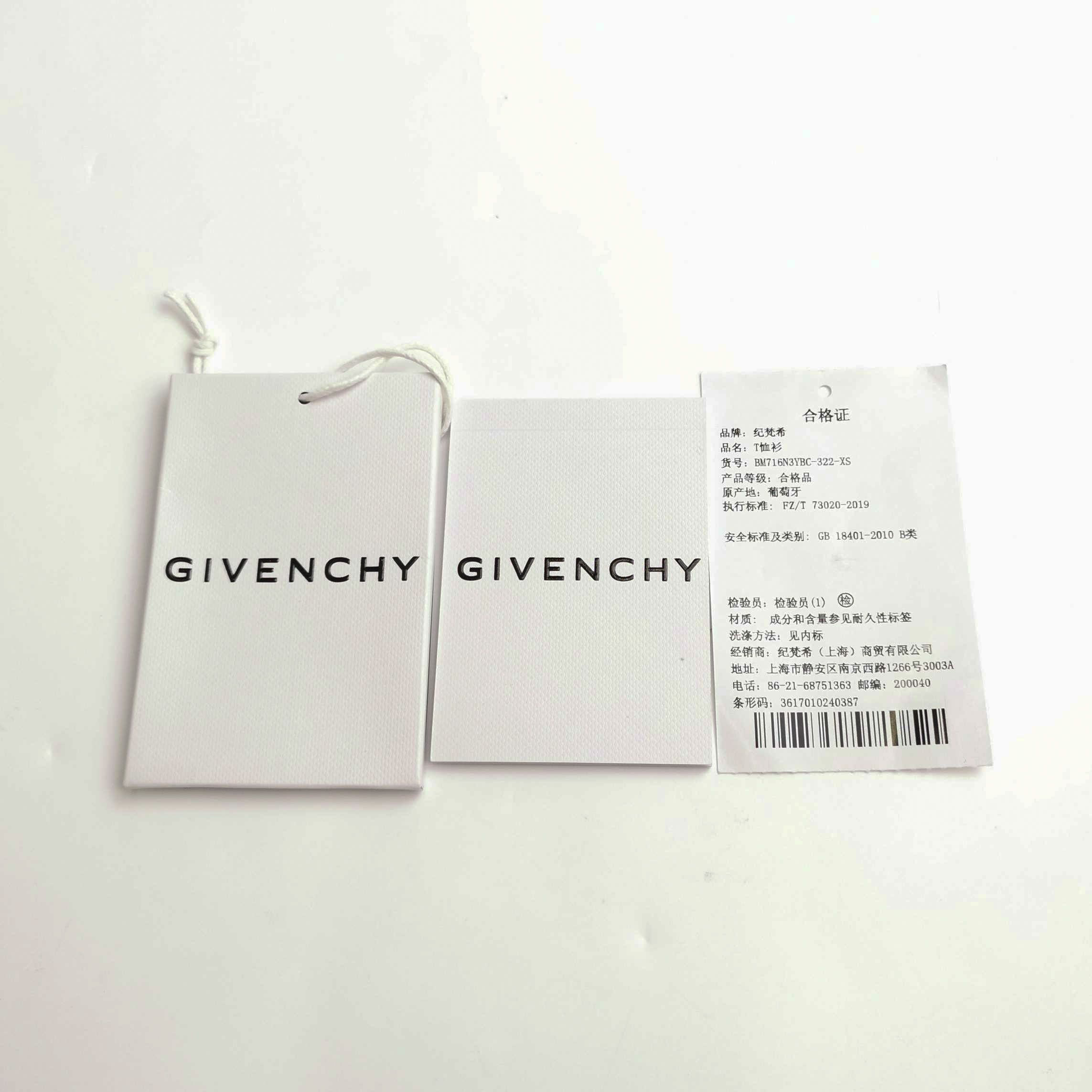 Givenchy Givenchy XS Lock Print Cotton Round Neck T-Shirt Size US XS / EU 42 / 0 - 5 Thumbnail