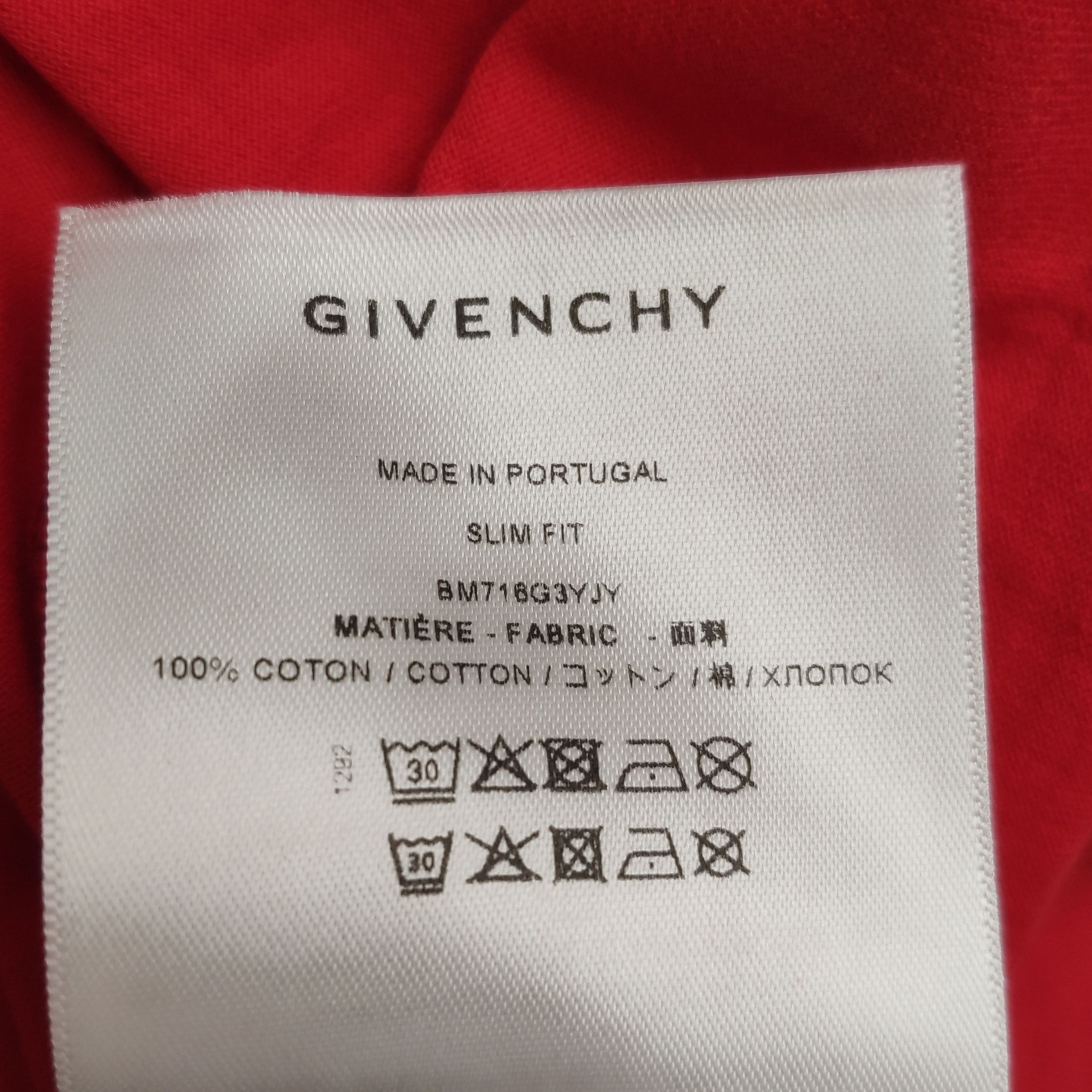 Givenchy Givenchy M Cotton Graphic Print Crew Neck T-Shirt Size US M / EU 48-50 / 2 - 15 Thumbnail