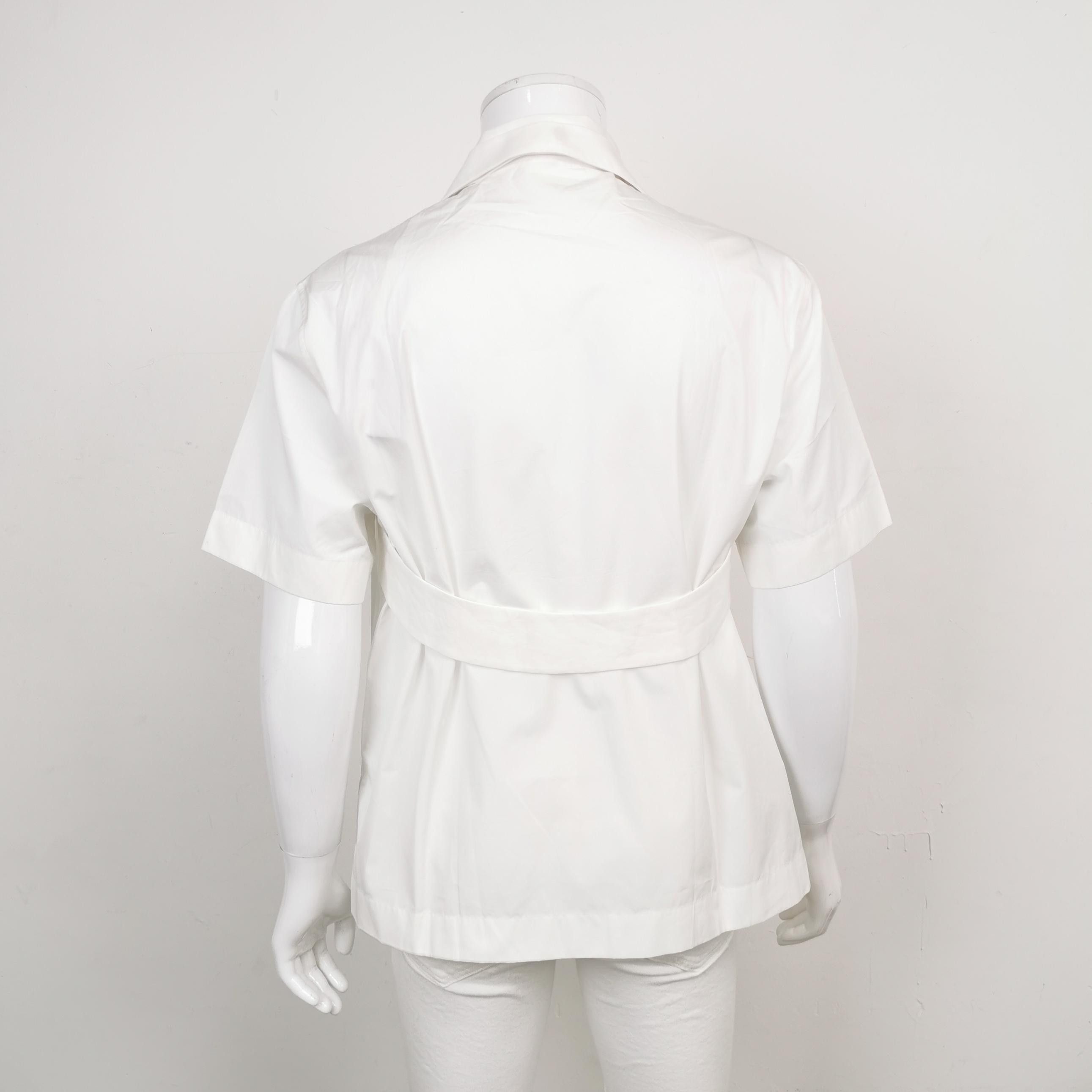 Givenchy Givenchy Cotton Solid Short-Sleeve Shirt L/42 Size US L / EU 52-54 / 3 - 3 Thumbnail