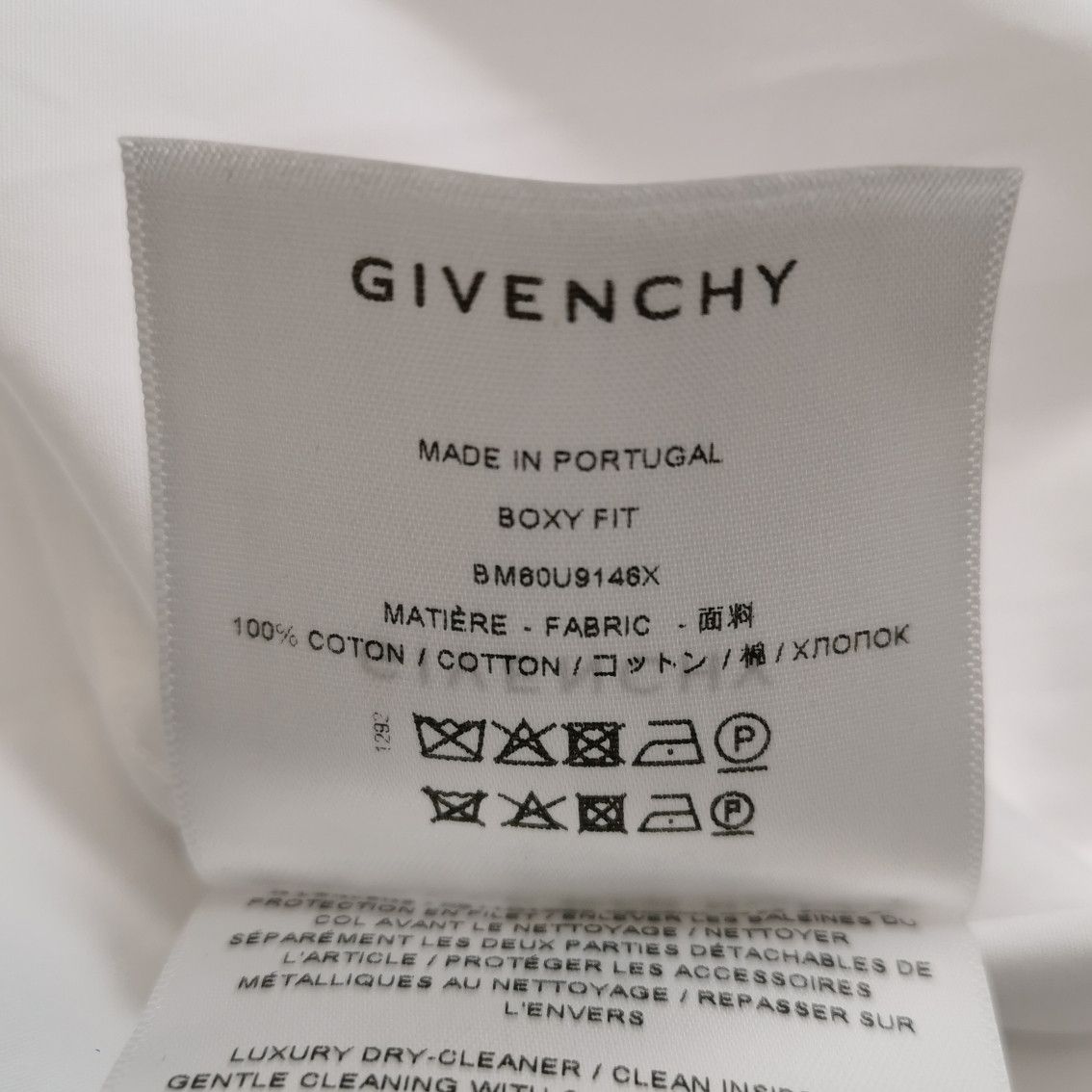Givenchy Givenchy Cotton Solid Short-Sleeve Shirt L/42 Size US L / EU 52-54 / 3 - 15 Thumbnail