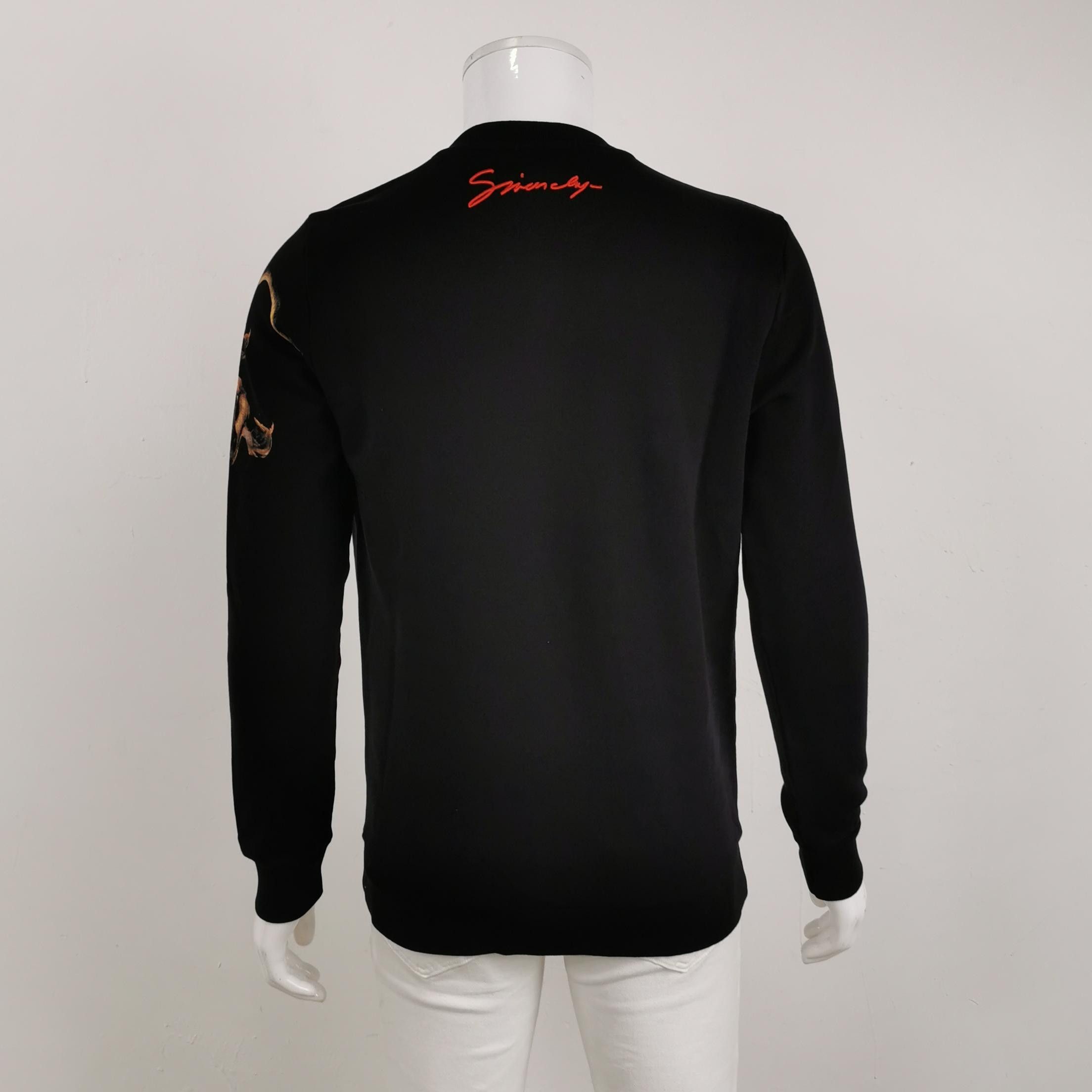 Givenchy Givenchy XS Cotton Lion Graphic Crewneck Sweatshirt Size US XS / EU 42 / 0 - 3 Thumbnail