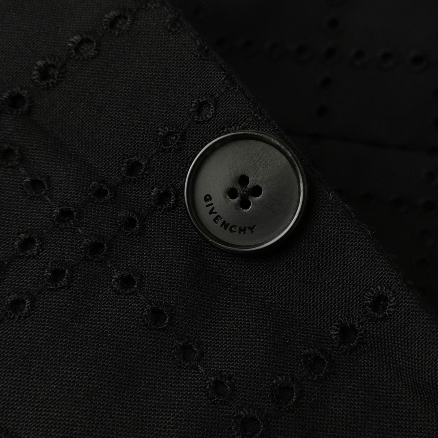Givenchy Givenchy Cotton Houndstooth Lapel Coat XXL Size US XXL / EU 58 / 5 - 6 Thumbnail