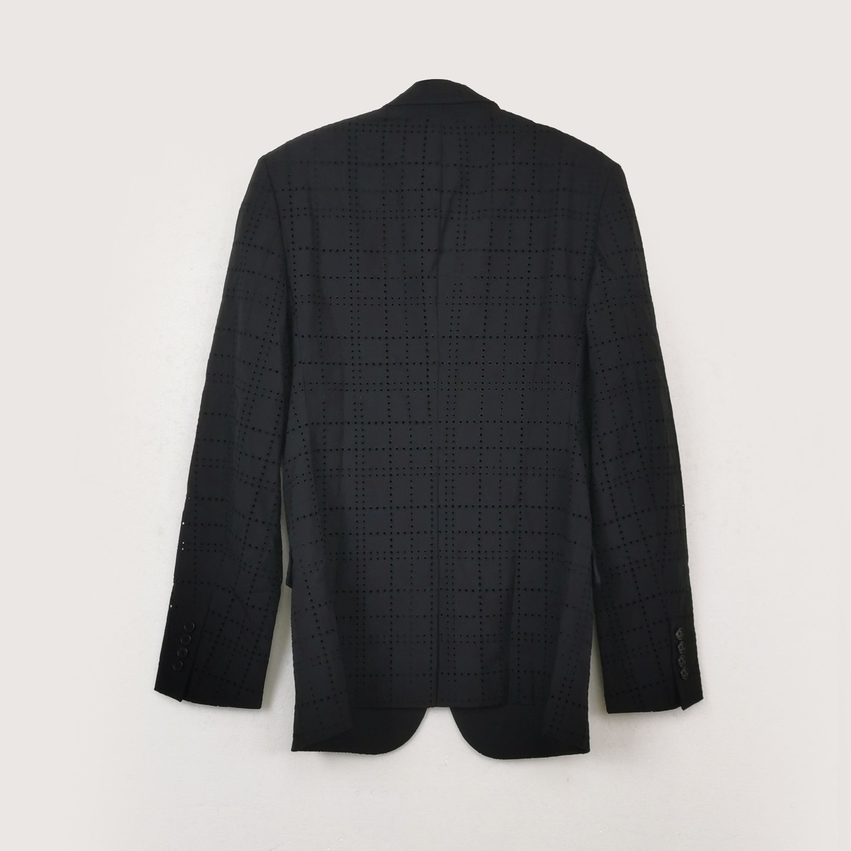 Givenchy Givenchy Cotton Houndstooth Lapel Coat XXL Size US XXL / EU 58 / 5 - 4 Thumbnail