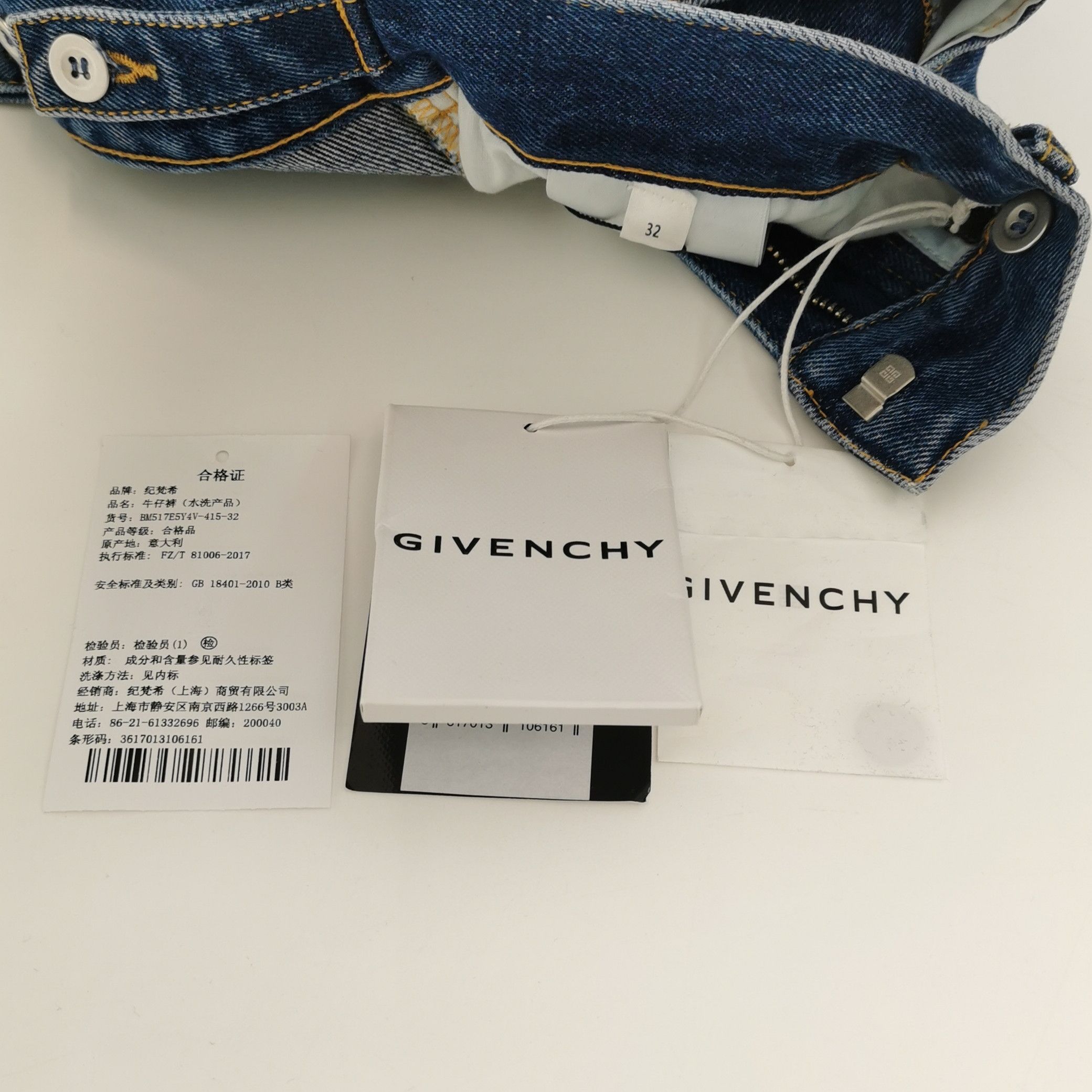 Givenchy Givenchy Blue Denim Cargo Logo Pants XL Size US 32 / EU 48 - 7 Thumbnail